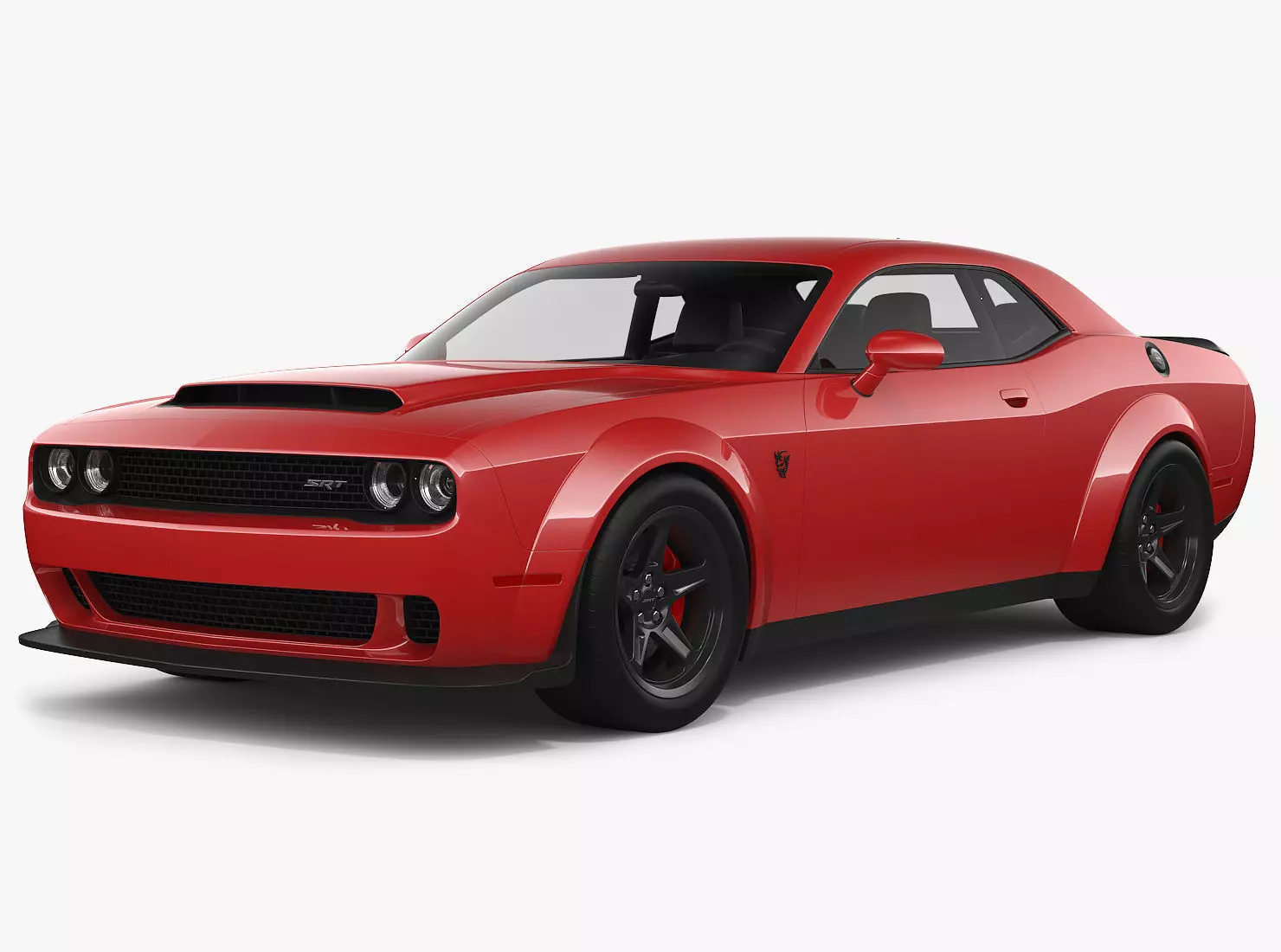 Dodge Challenger SRT Demon 2018 3D model_0