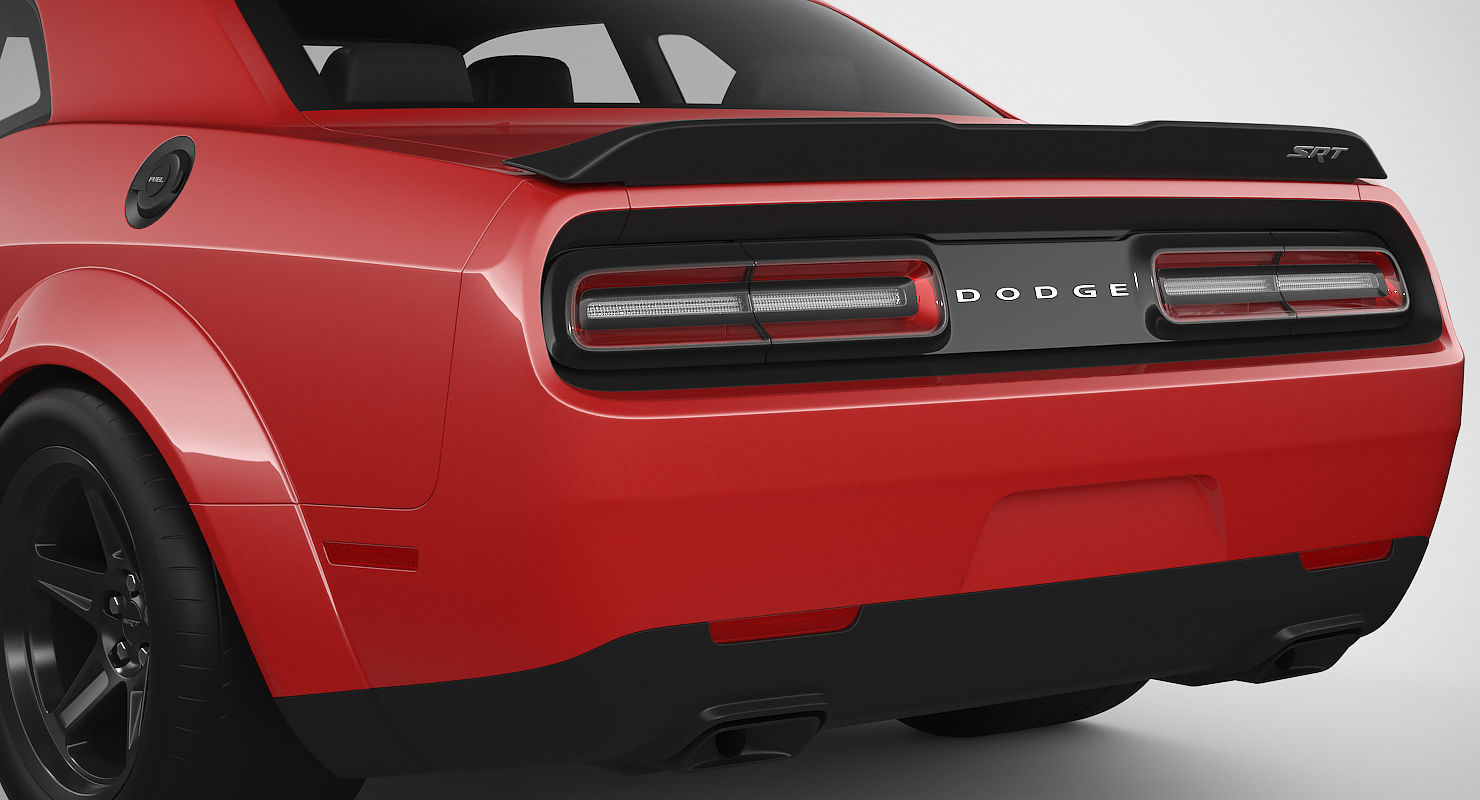 Dodge Challenger SRT Demon 2018 3D model_8