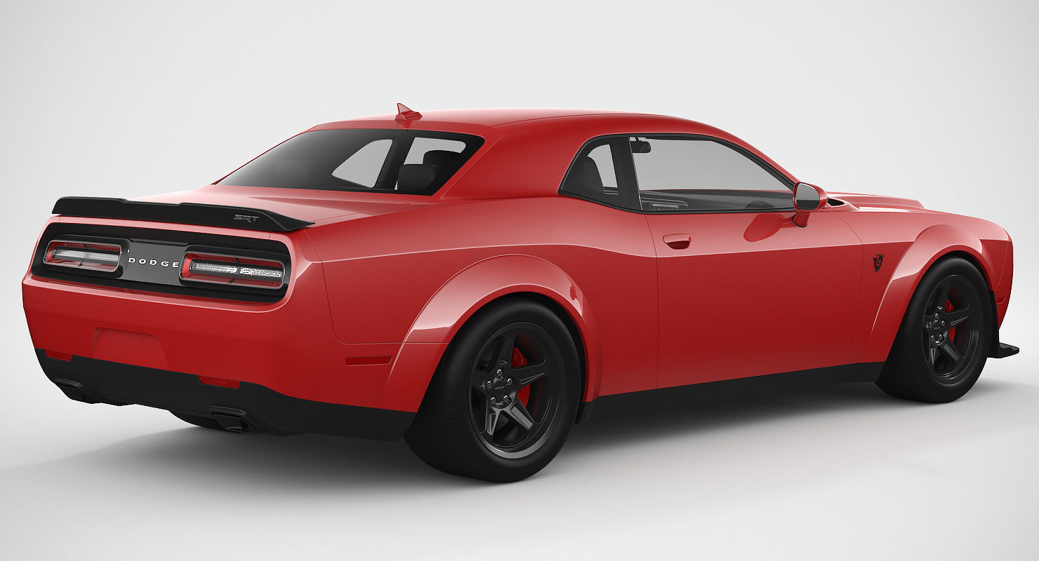 Dodge Challenger SRT Demon 2018 3D model_6