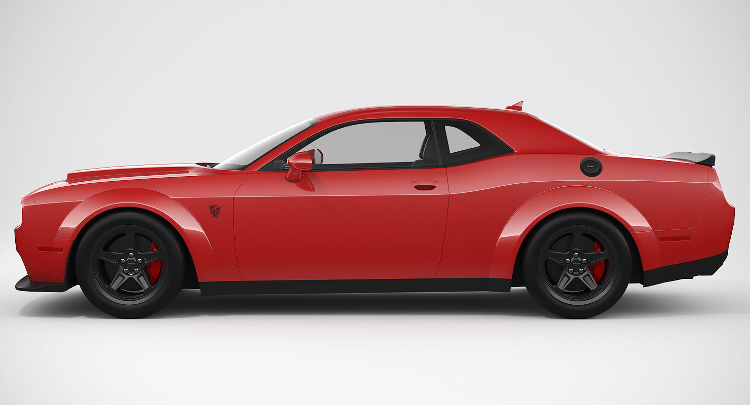Dodge Challenger SRT Demon 2018 3D model_2