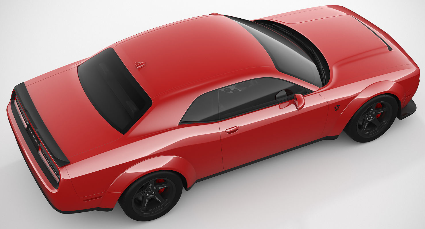 Dodge Challenger SRT Demon 2018 3D model_9