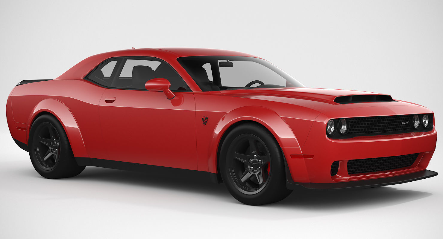 Dodge Challenger SRT Demon 2018 3D model_5