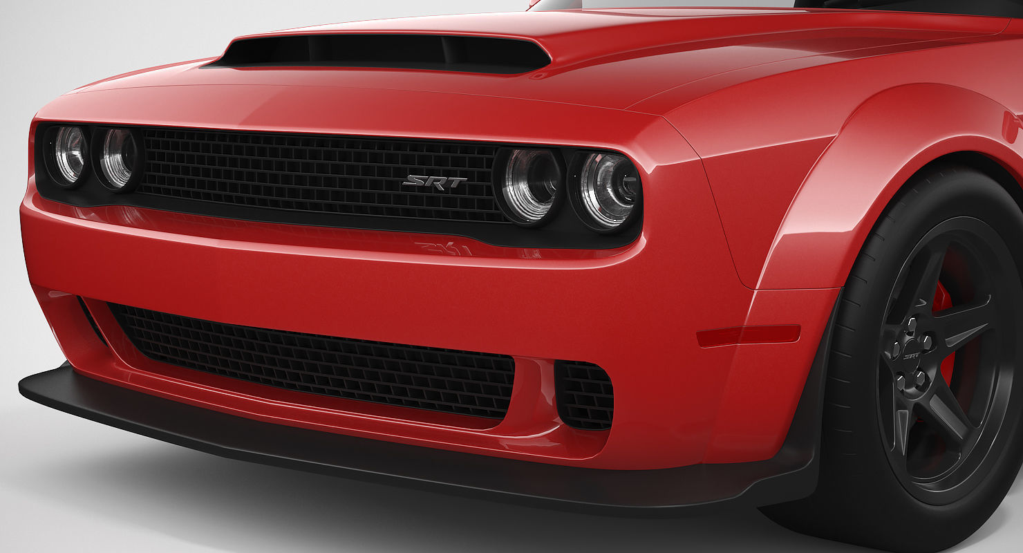 Dodge Challenger SRT Demon 2018 3D model_4