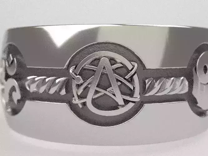 Atheism ring - and other religions - original