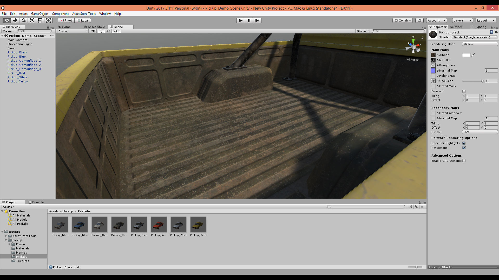 Unity 3D Vehicle Pack Low-poly 3D model_5