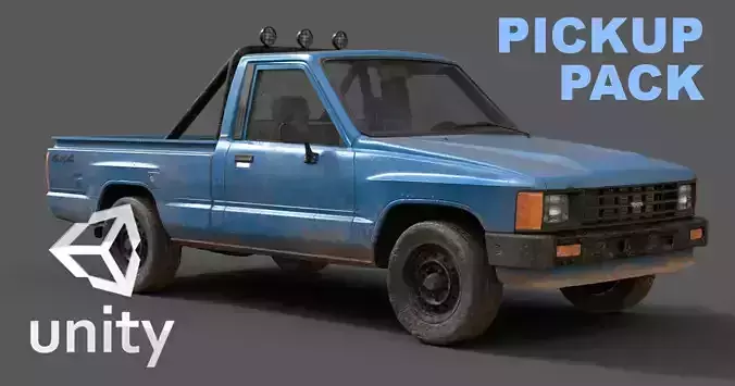 Unity 3D Vehicle Pack Low-poly 3D model