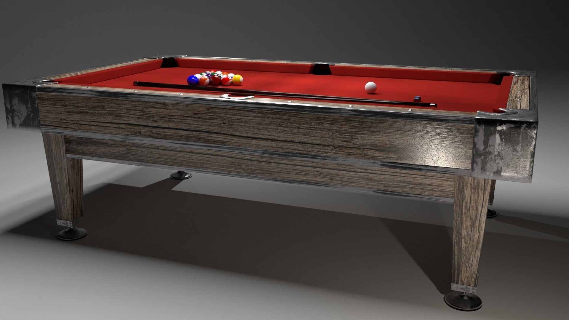 Billiard table 3D model_1