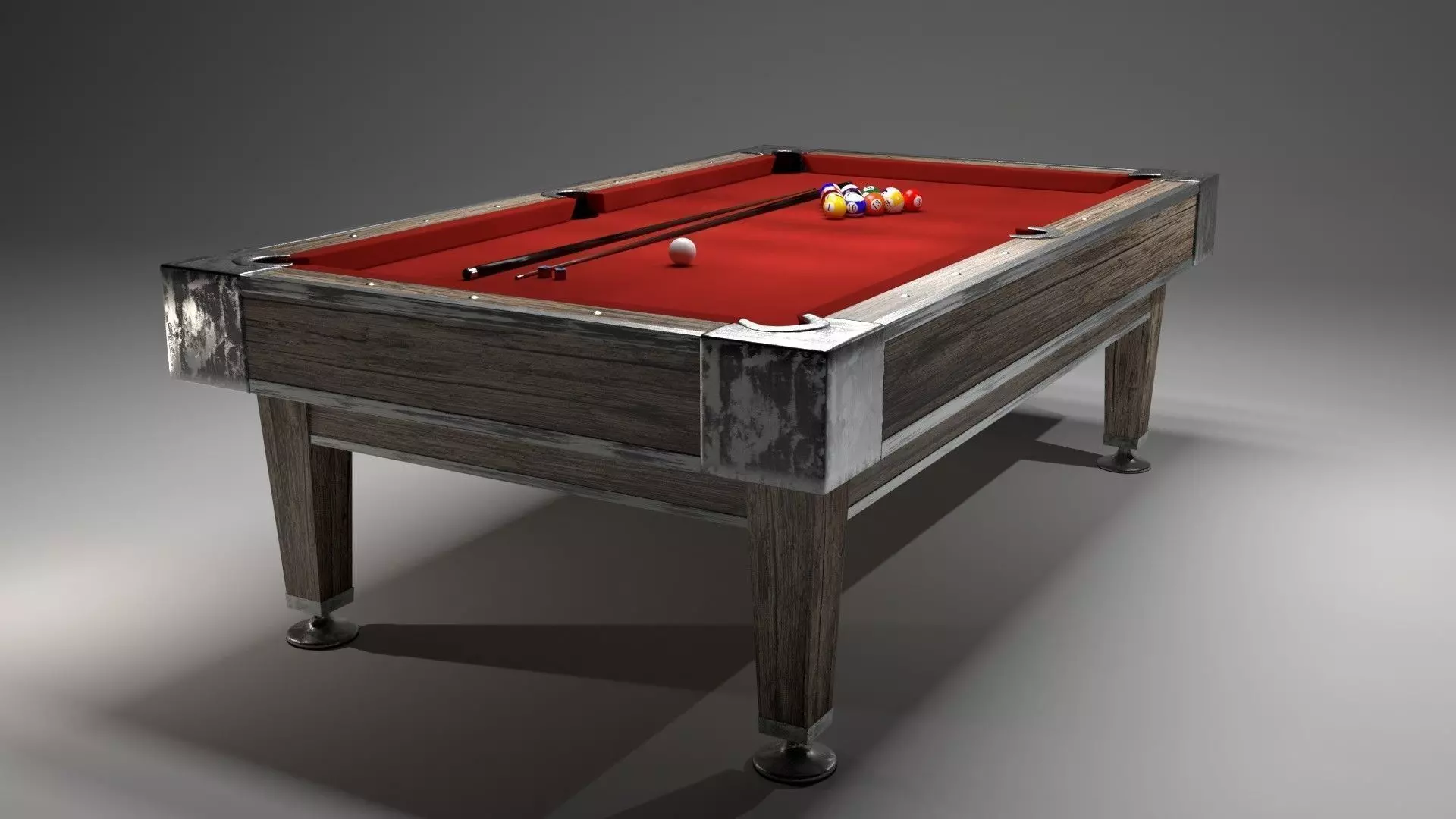 Billiard table 3D model_0