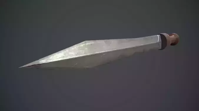 Ancient Roman Gladius Sword Low-poly 3D model