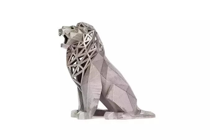 Roaring Lion 3D print model