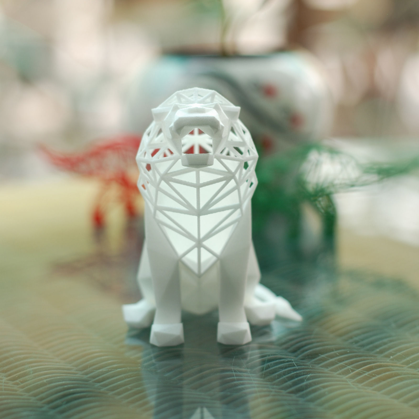 Roaring Lion 3D print model_4