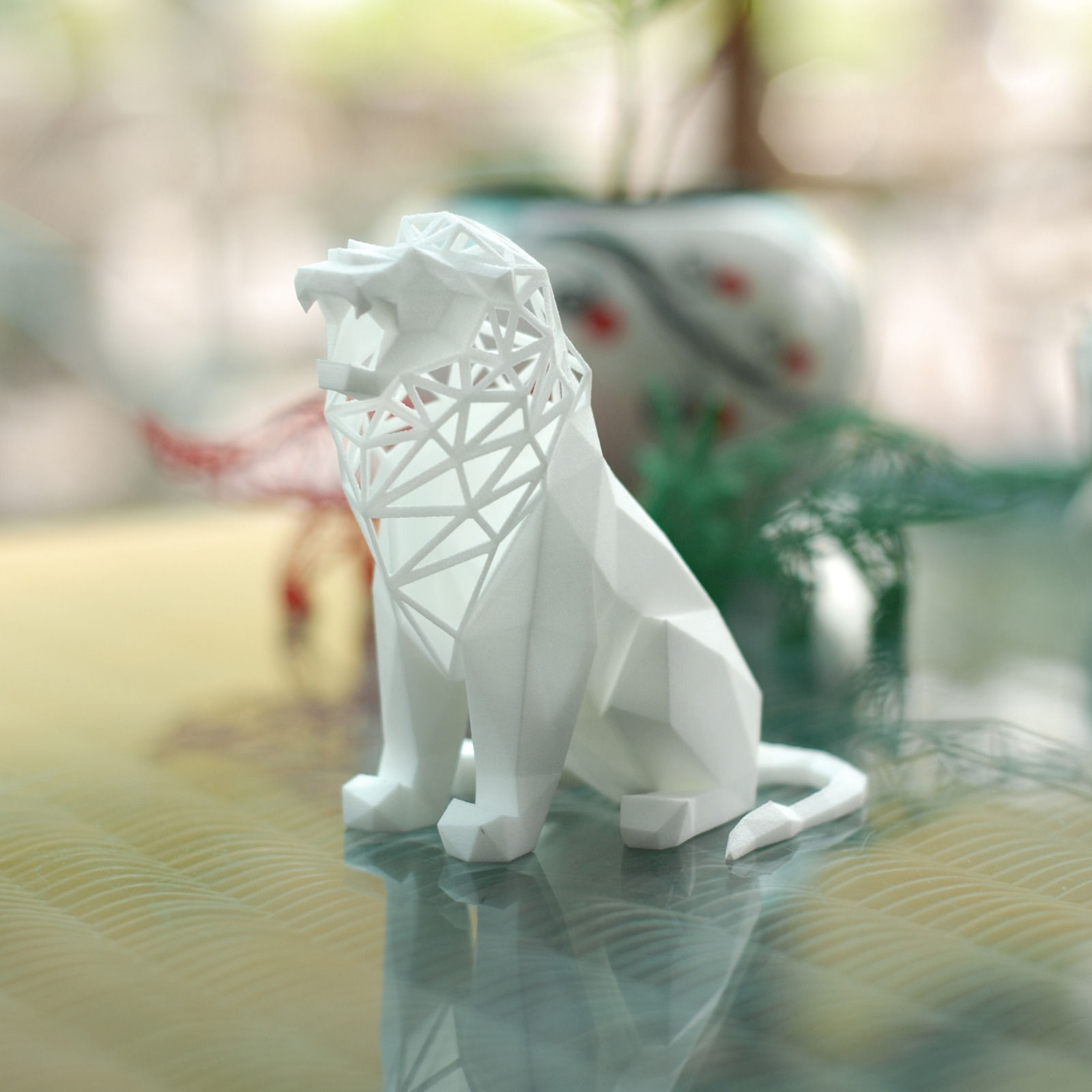 Roaring Lion 3D print model_6