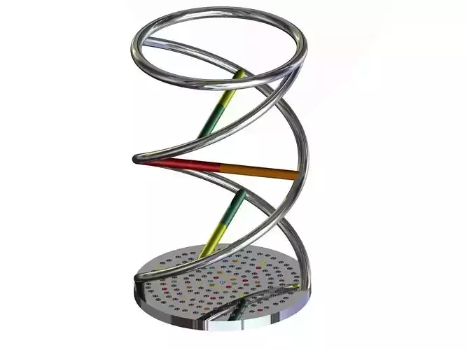 DNA Pencil Holder  3D print model