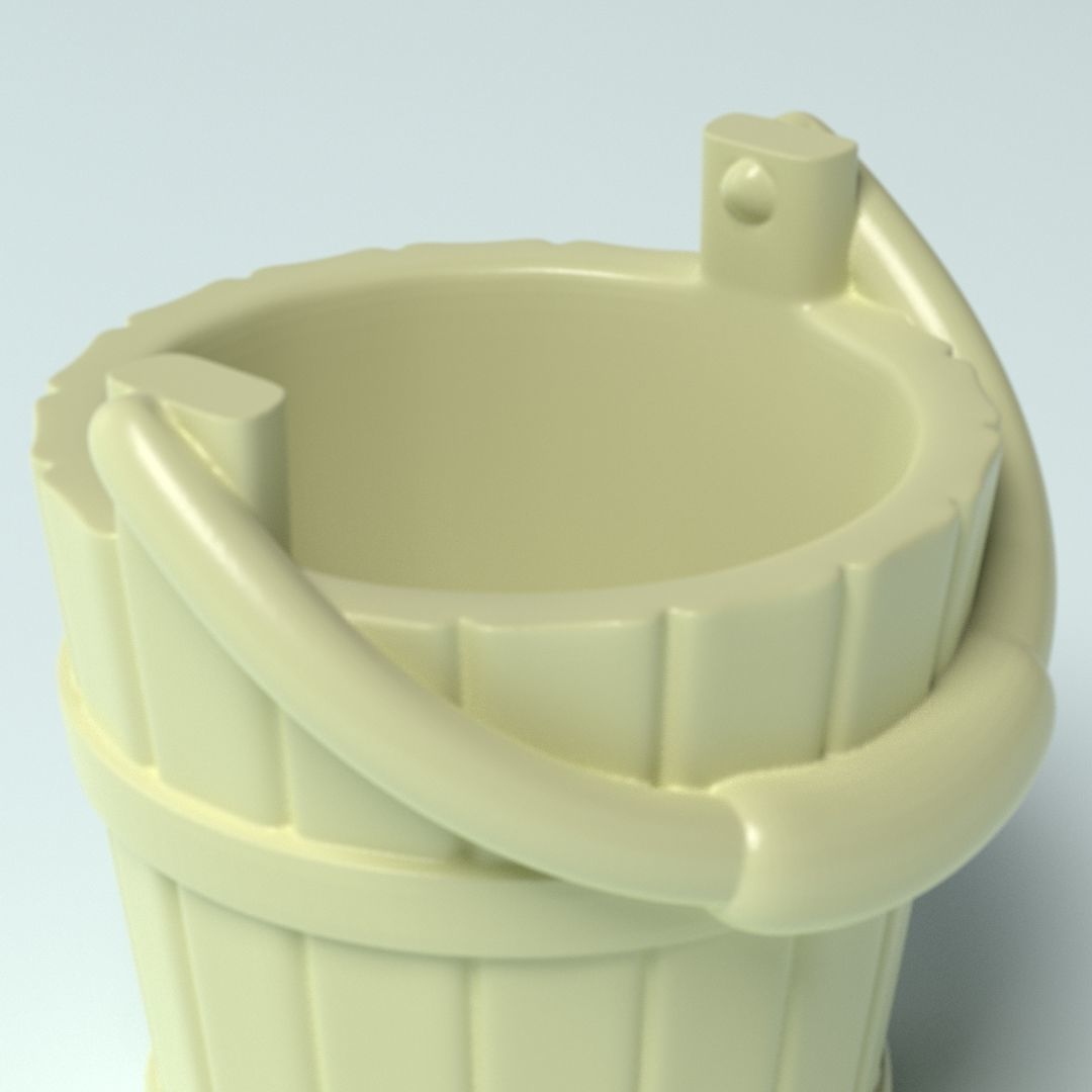 Cartoon props - Bucket 3D print model_3