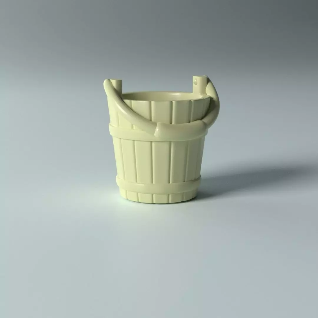 Cartoon props - Bucket 3D print model_0