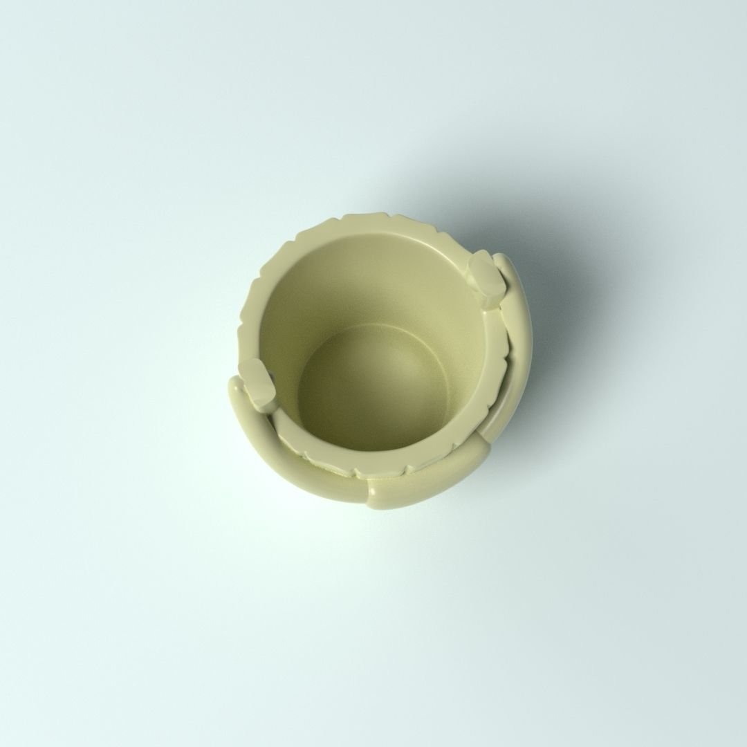 Cartoon props - Bucket 3D print model_2
