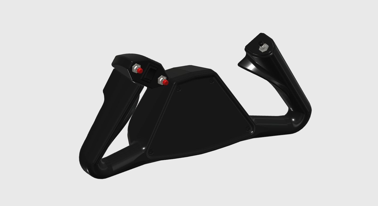 Beechcraft King Air Yoke V1 3D print model_2