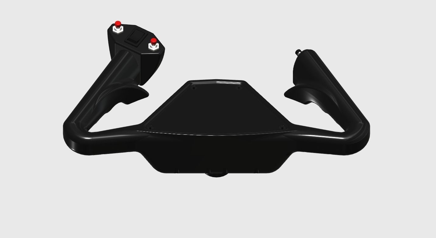 Beechcraft King Air Yoke V1 3D print model_7