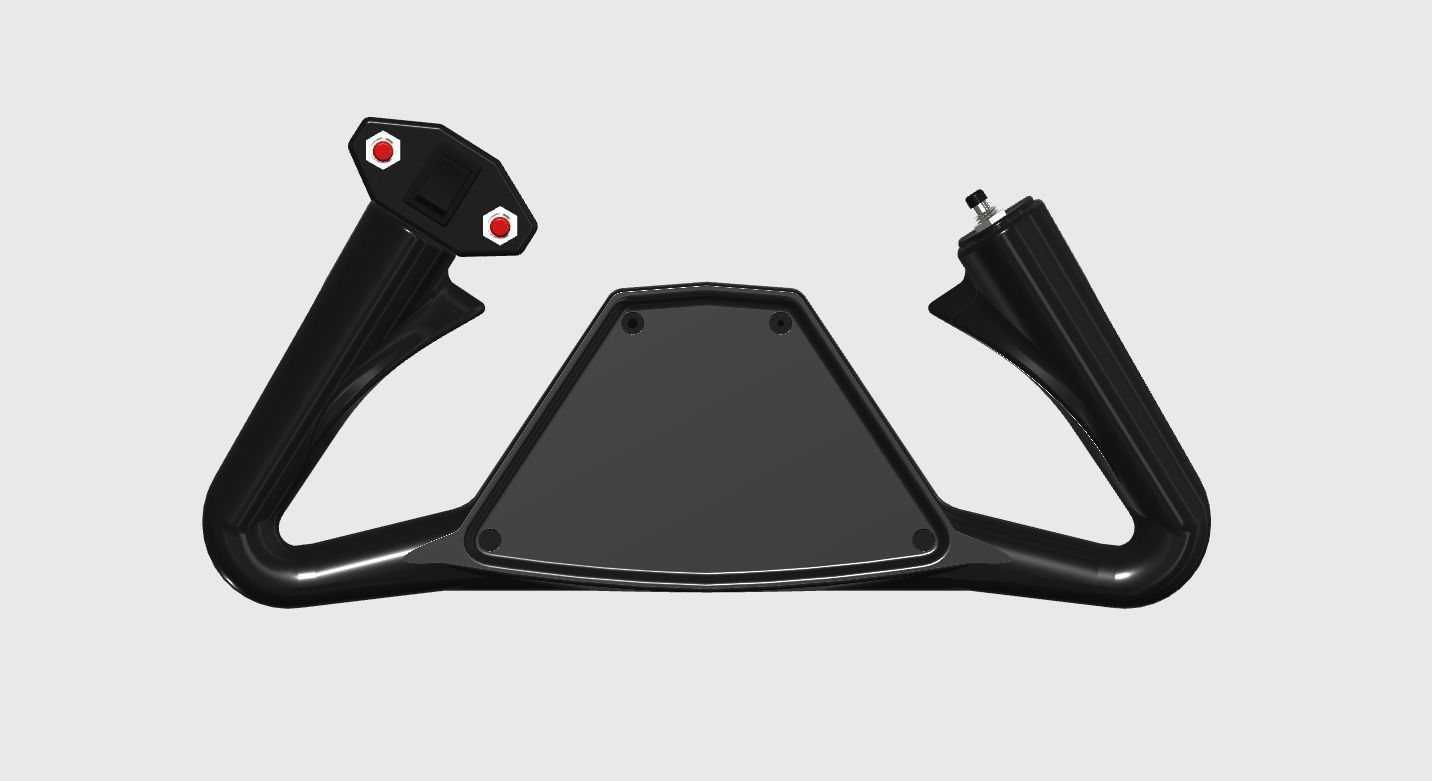 Beechcraft King Air Yoke V1 3D print model_1