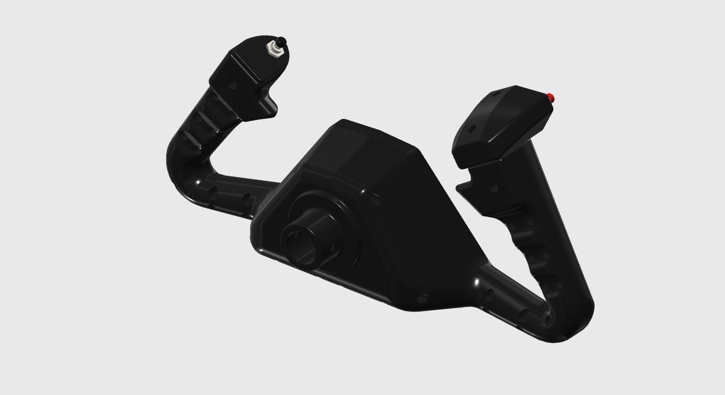 Beechcraft King Air Yoke V1 3D print model_8