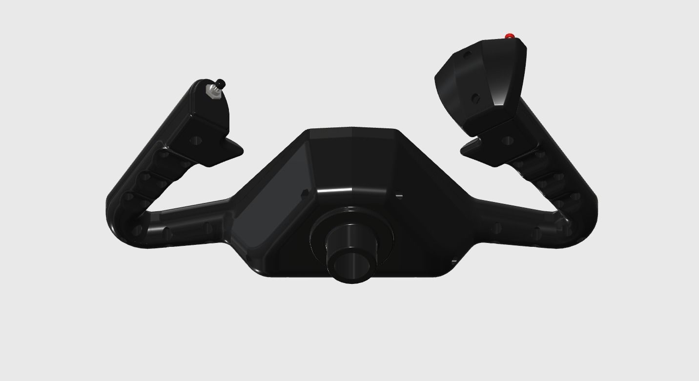 Beechcraft King Air Yoke V1 3D print model_10