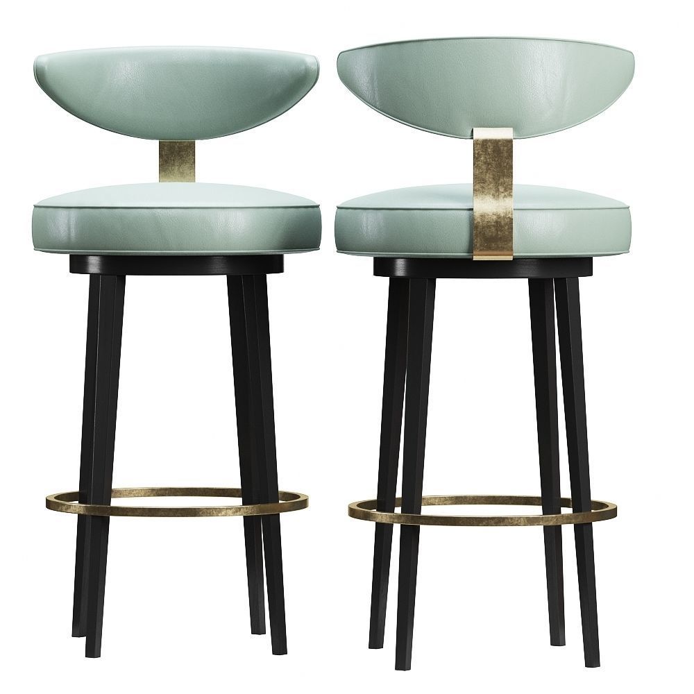 Claris Bar Stool 3D model_1