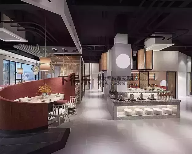 restaurant cafe  3D print model