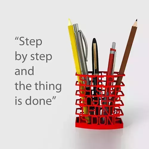 Step by Step Quote Pen Holder