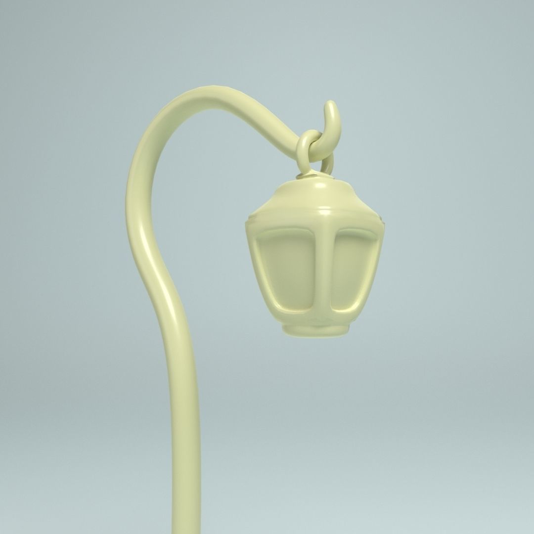 Cartoon Props - Street Light 3D print model_2