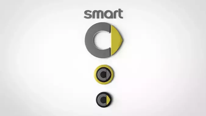 Logo Car Smart 3D model