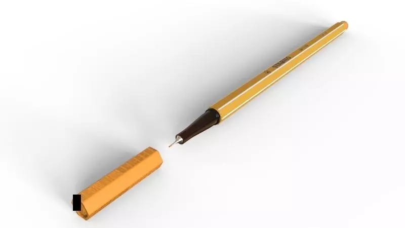STABILO PEN  fine 3D model_0