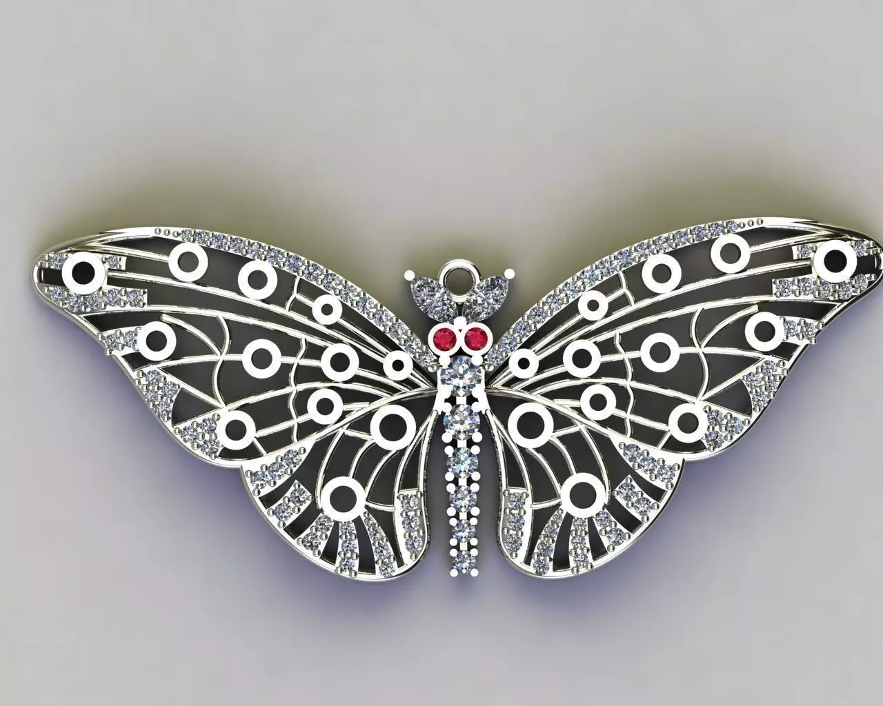 Butterfly pendant Free 3D print model