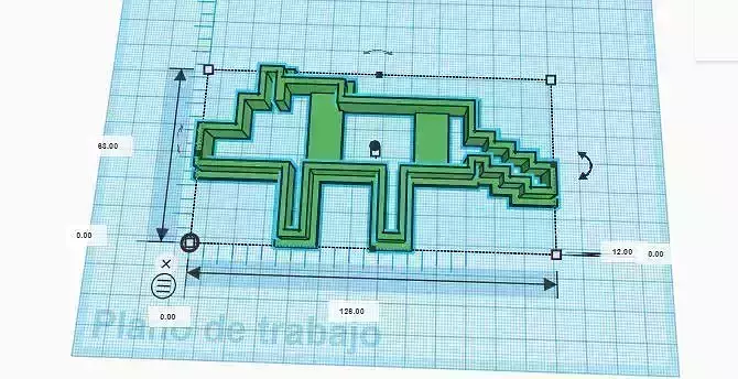 Minecraft Wolf Dog Cookie Cutter