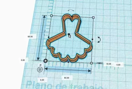 Dancer Girl Body Cookie Cutter