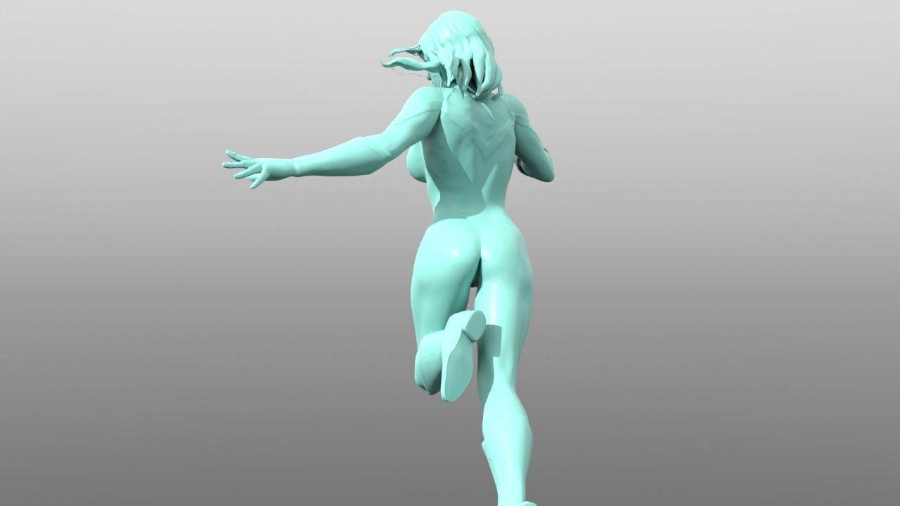 Captain Marvel 3D print model_2