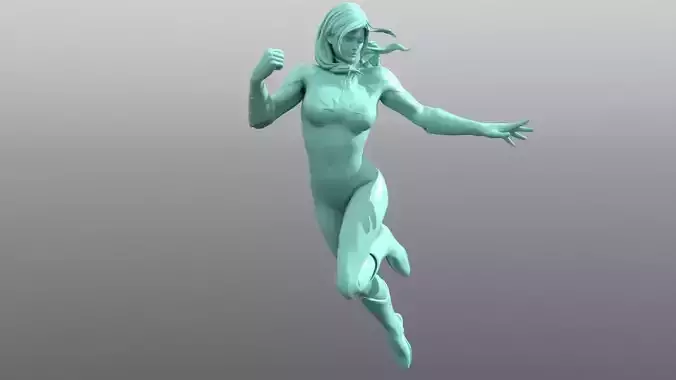Captain Marvel 3D print model