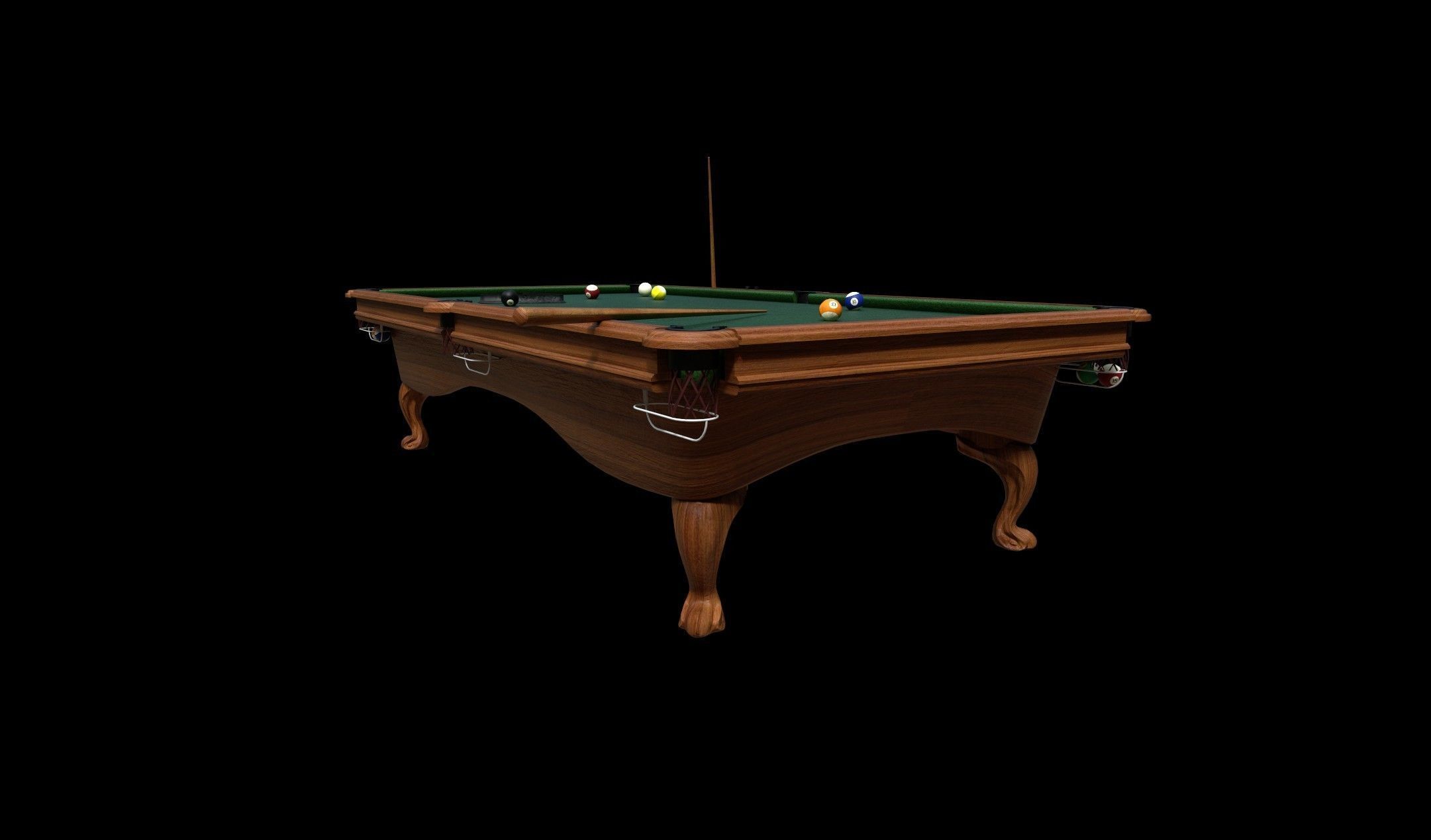 3D model Pool Table - PBR - Textured VR / AR / low-poly | CGTrader