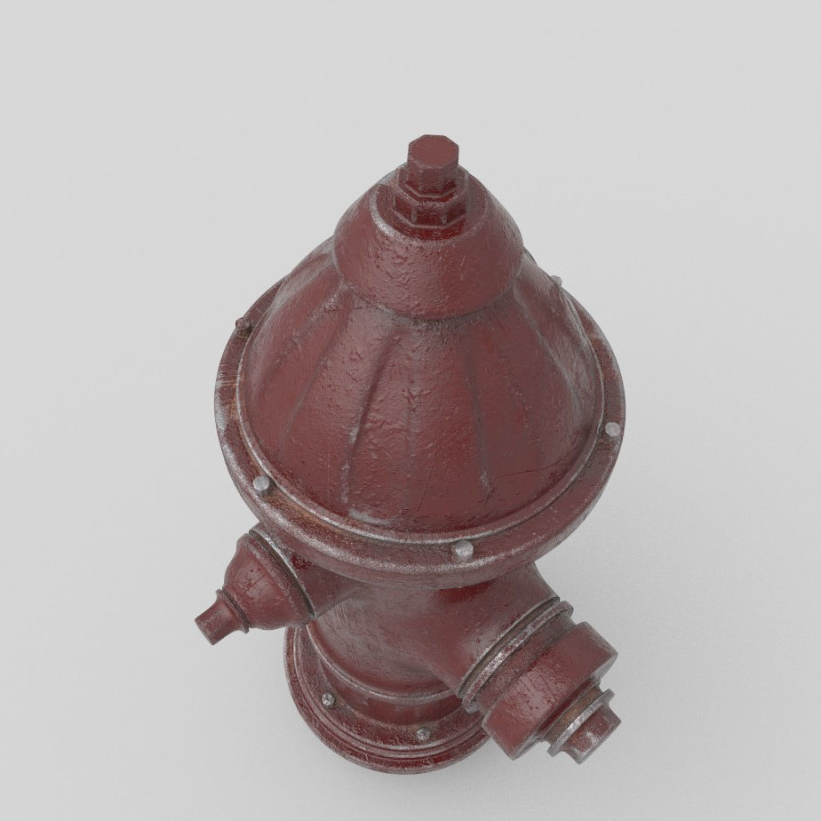 Fire hydrant 3D model_3