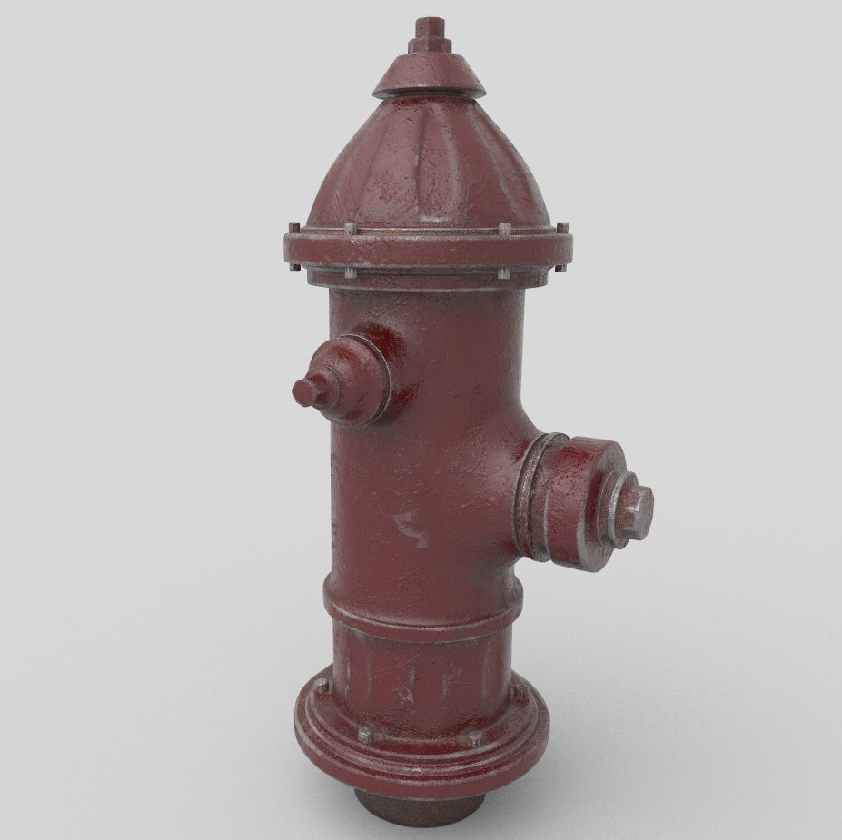 Fire hydrant 3D model_1
