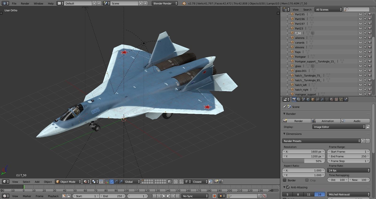  T-50 Prototype 3D model_4
