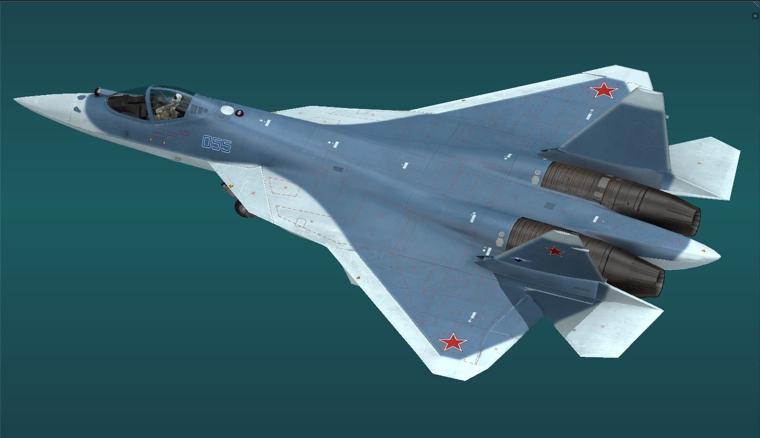  T-50 Prototype 3D model_1