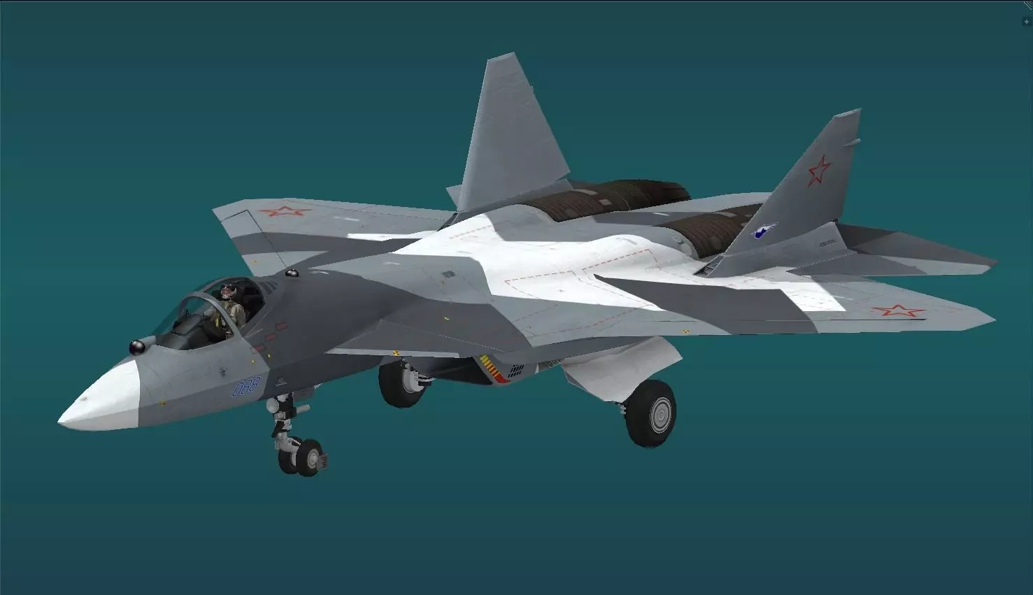  T-50 Prototype 3D model_0