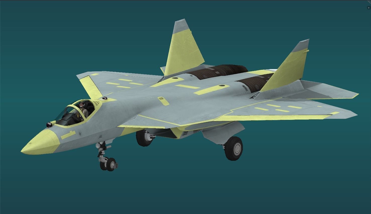  T-50 Prototype 3D model_2
