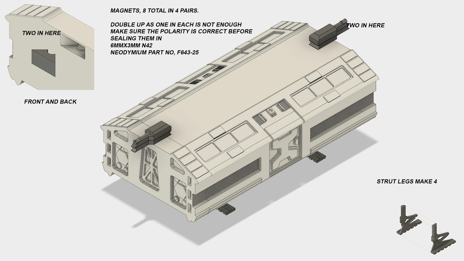 Space 1999 Eagle Transporter 3D print model_30