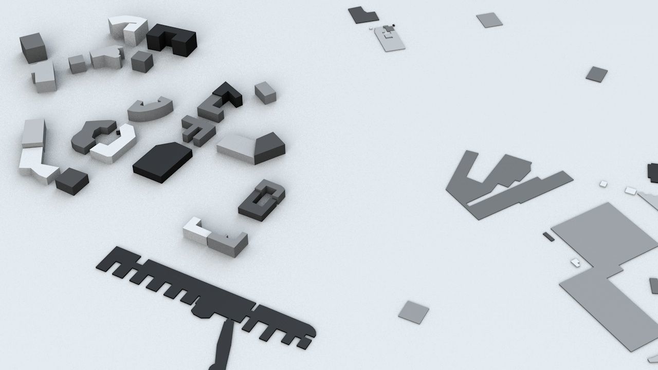 Tunis Streets and Buildings 3D model_7