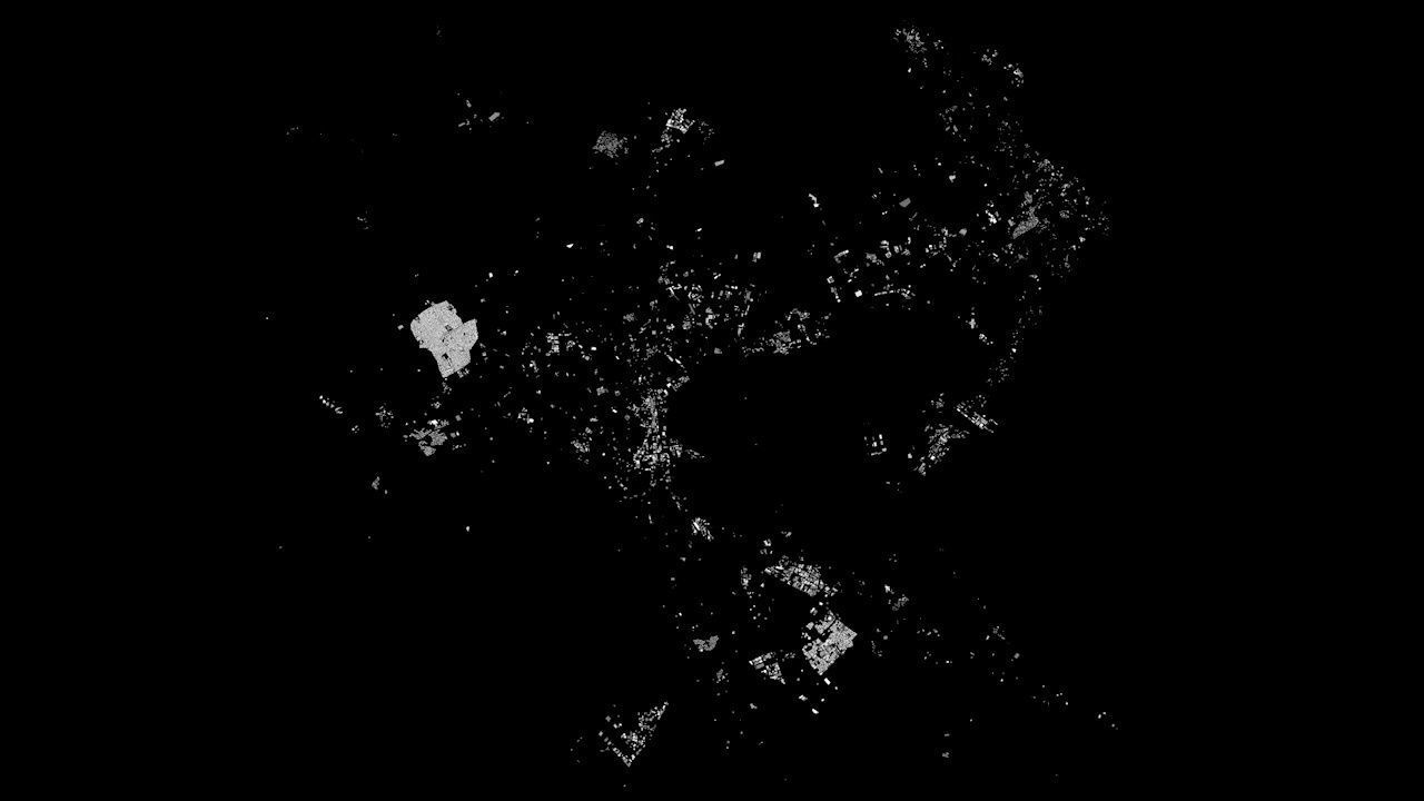 Tunis Streets and Buildings 3D model_8