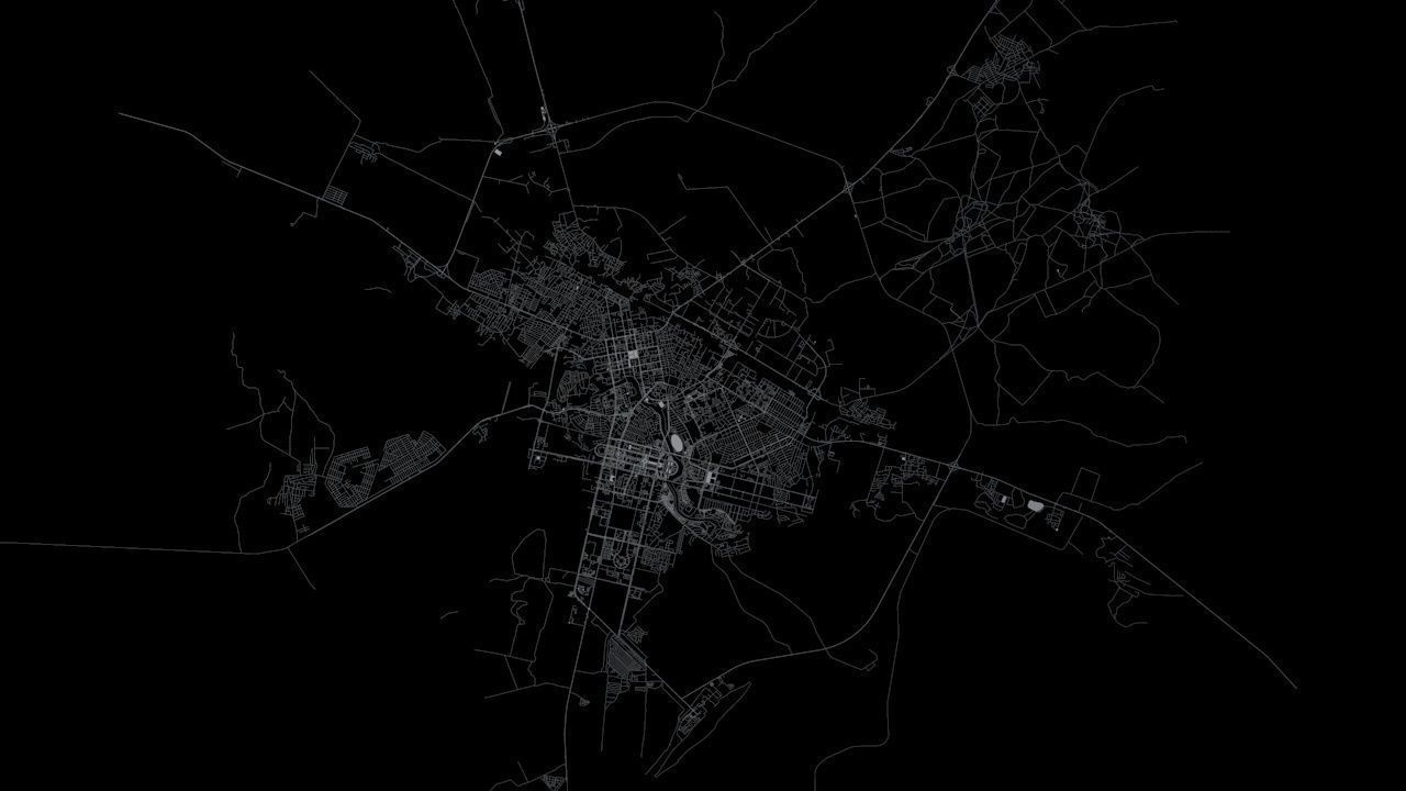 Astana Road Network and Streets 3D model_7