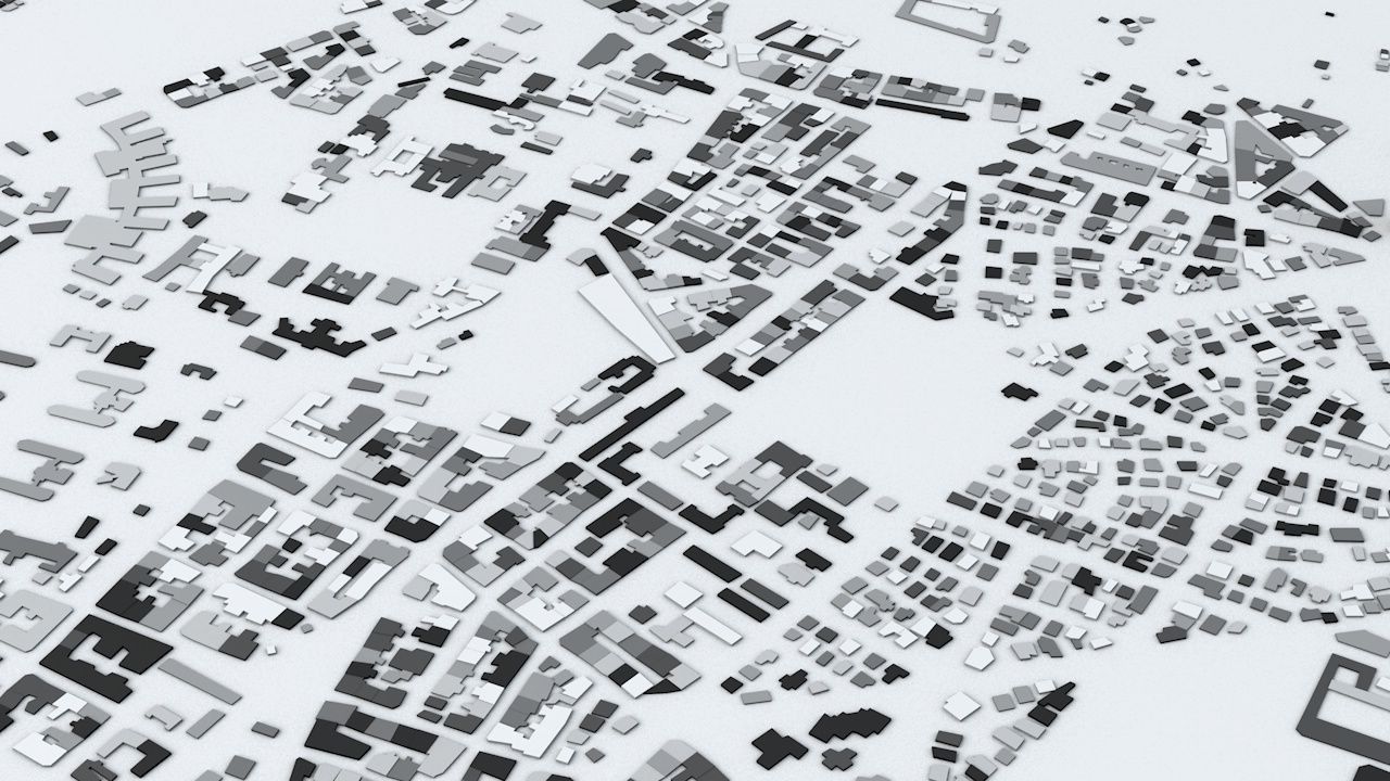 Casablanca Streets and Buildings 3D model_6