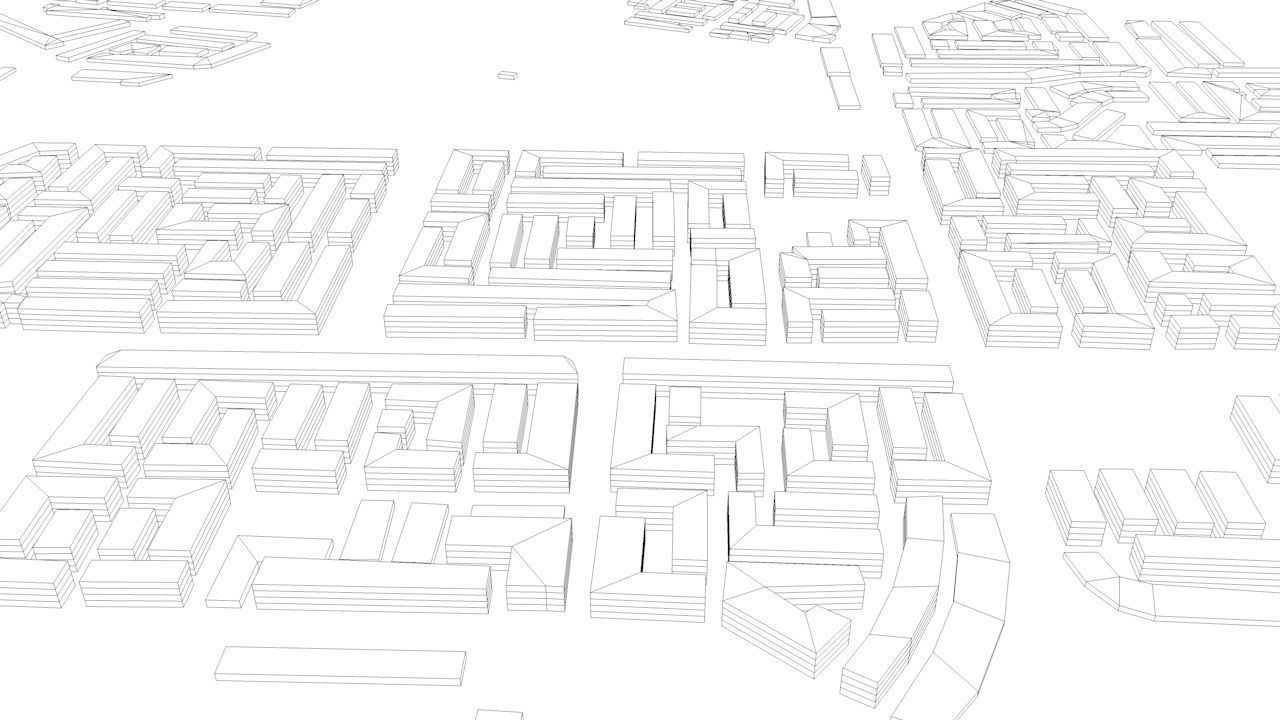 Casablanca Streets and Buildings 3D model_11