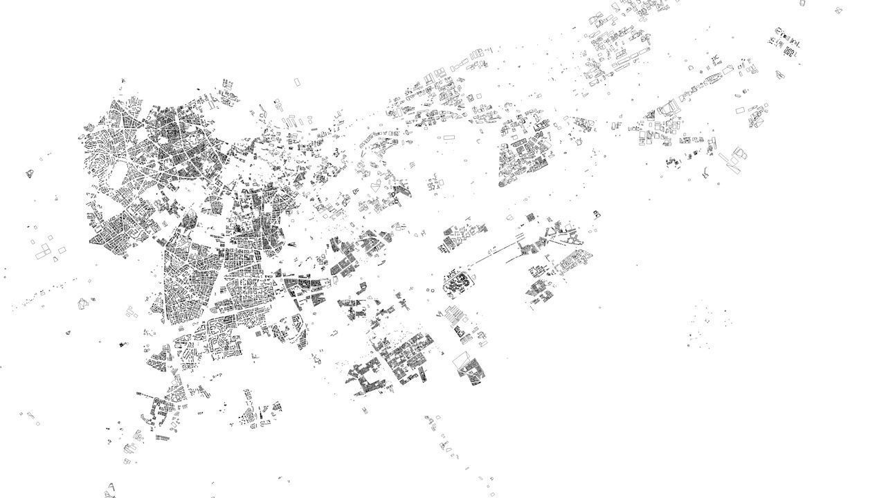 Casablanca Streets and Buildings 3D model_9